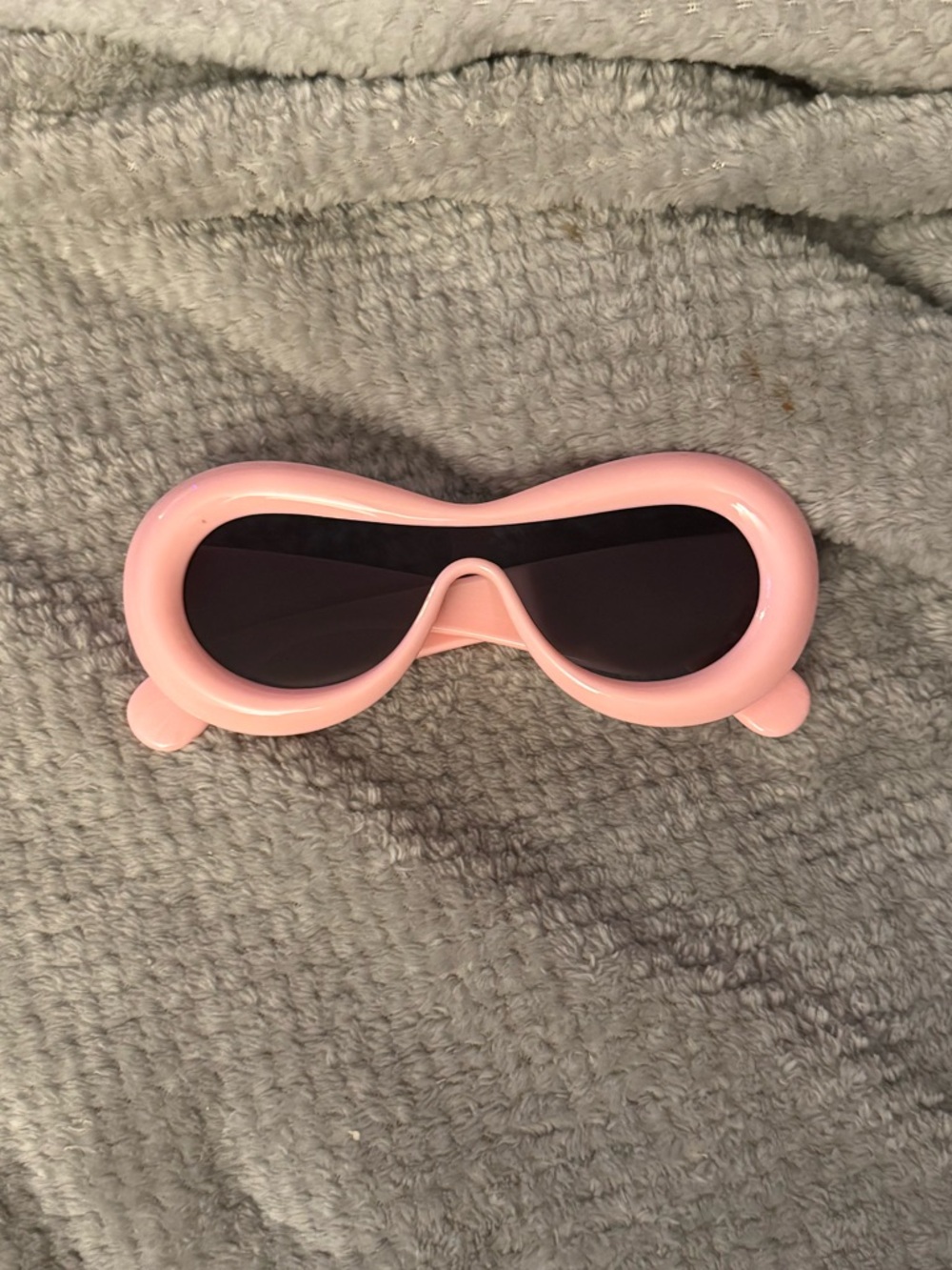 W&Y YING Y2K Sunglasses Oval Inflated Thick Frame Big Oversized Aesthetic - NIB